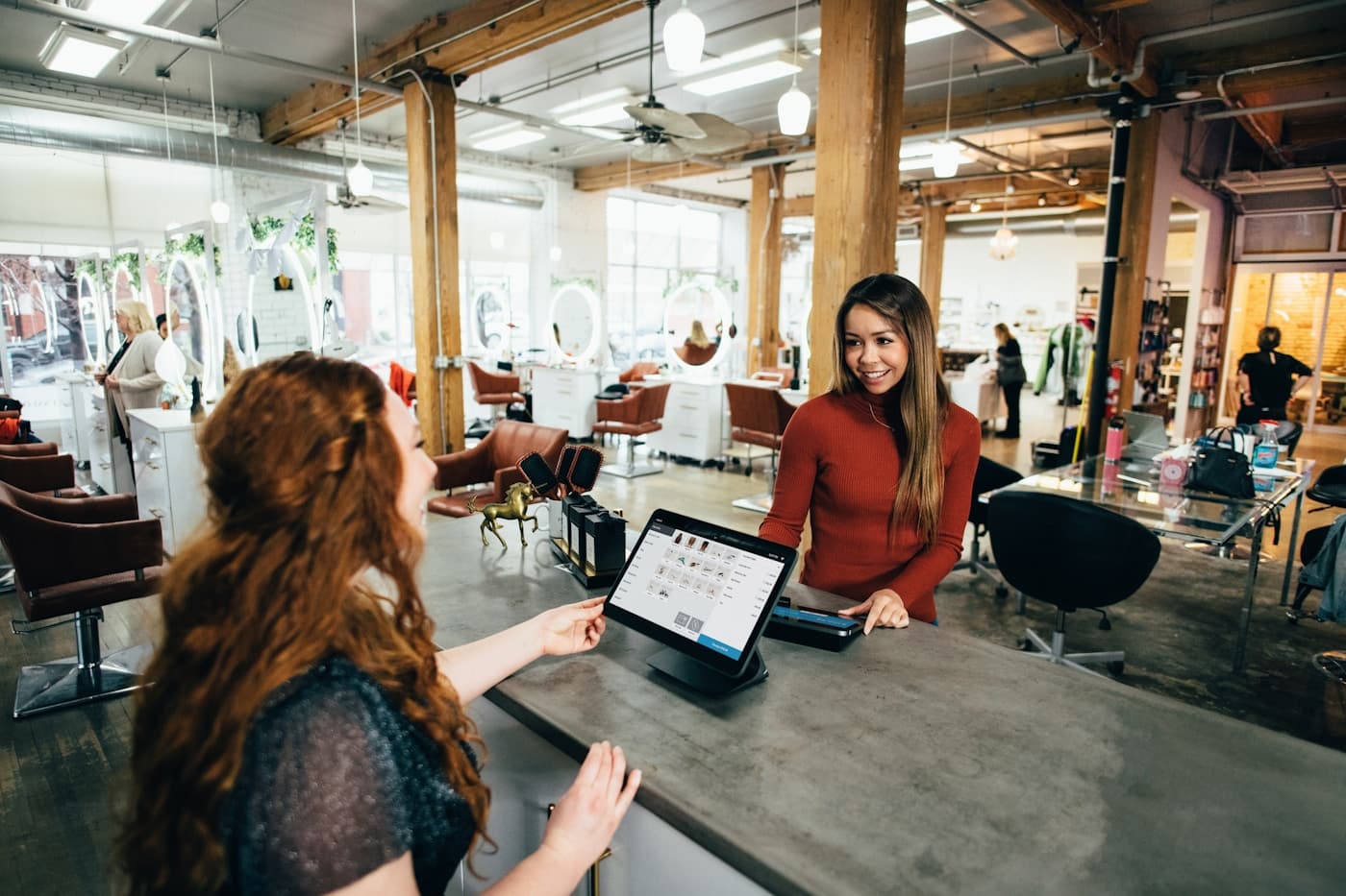 A Loco business serving customers